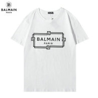 Balmain short round collar T-shirt S-XXL (16)