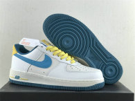 Authentic Nike Air Force 1'07 Blue/Yellow/White