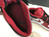 Authentic Air Jordan 1 Low White/Black/Gym Red