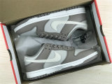 Authentic Nike Dunk Low White/Light Grey