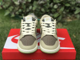 Authentic Nike Dunk Low White/Olive Green