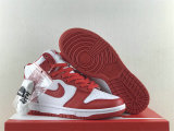Authentic Nike SB Dunk High University Red/White