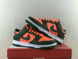 Authentic Nike Dunk Low “Miami Hurricanes”