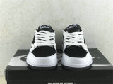 Authentic Travis Scott x Air Jordan 1 Low GS Black/White