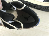 Authentic Air Jordan 1 Low Black/White/Blue