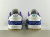 Authentic Nike SB Dunk Low Prm QS White/Blue/Purple