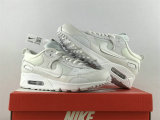 Authentic Nike Air Max 90 Scrap “Triple White”