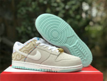 Authentic Nike Dunk Low White “Barber Shop”