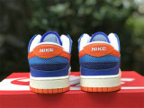 Authentic Nike Dunk Scrap White/Safety Orange/Blue
