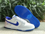 Authentic Nike Dunk Low White/Game Royal/Sail