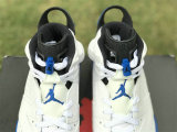 Authentic Air Jordan 6 Sport Blue