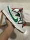 Authentic Nike Dunk Low Green/Grey/Black