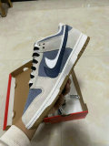 Authentic Nike Dunk Low Grey/Blue/White