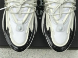 BALMAIN Sneaker Black/White/Green
