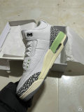 Authentic Air Jordan 3 White/Light Green