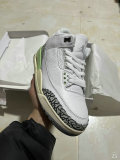 Authentic Air Jordan 3 White/Light Green