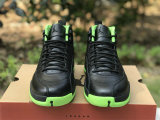 Authentic Air Jordan 12 Black/Green