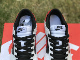 Authentic Nike Dunk Low Black/Red/White
