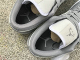 Authentic Air Jordan 1 Low GS “Light Steel Grey”