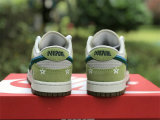 Authentic Nike Dunk Low Summit White/Fluorescent Green/Sakura/Jade Green