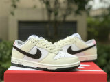 Authentic Nike Dunk Low Light Yellow/Black/Pink/Grey