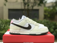 Authentic Nike Dunk Low Light Yellow/Black/Pink/Grey