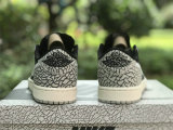 Authentic Air Jordan 1 Low “Black Cement”