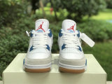 Authentic Nike SB x Air Jordan 4 White/Light Blue