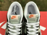 Authentic Nike Dunk Low Grey/Black/Orange