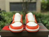 Authentic Off White x Air Jordan 1 Low GS Orange