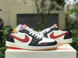 Authentic Air Jordan 1 Low GS Red/White