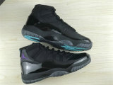 Authentic Air Jordan 11 Black/Purple/Gamma Blue