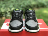 Authentic Nike Dunk Low Grey/Black/Green