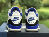 Authentic Fragment x Air Jordan 3 Blue/White/Black