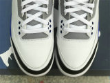 Authentic Fragment x Air Jordan 3 Blue/White/Black