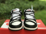Authentic Nike Dunk Low Black/Washed Teal-White