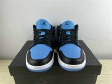 Authentic Air Jordan 1 Low Blue/White/Black