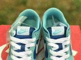 Authentic Nike Dunk Low Flash/White/Argon Blue (Kid)