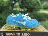 Authentic Nike Air Vapormax 2023 Flyknit Blue/Yellow