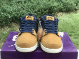 Authentic Nike Dunk Low Midnight Navy/Black/Brown