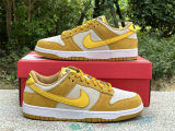 Authentic Nike Dunk Low “Gold Suede”