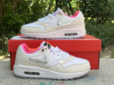 Authentic Nike Air Max 1 White/Silver