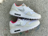 Authentic Nike Air Max 1 White/Silver