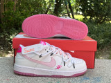 Authentic Nike Dunk Low White/Pink/Rose