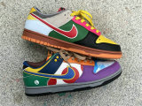 Authentic Nike Dunk Low White/Roma Green/Chocolat