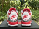 Authentic Air Jordan 3 “Fire Red” (DIY Love)