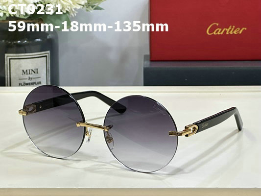 Cartier Plain glasses AAA (55)