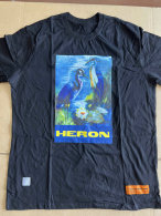 HERON short round collar T-shirt (2)