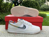 Authentic Nike Dunk Low White/Diffused Blue