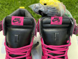 Authentic Run The Jewels x Nike SB Dunk High Active Pink/Black/Metallic Gold